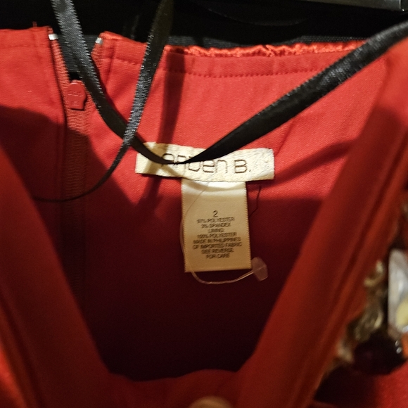 Strapless red dress - Picture 6 of 6